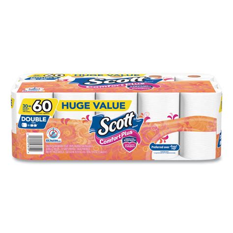 Maybe you would like to learn more about one of these? Scott ComfortPlus Toilet Paper, Double Roll, Bath Tissue ...