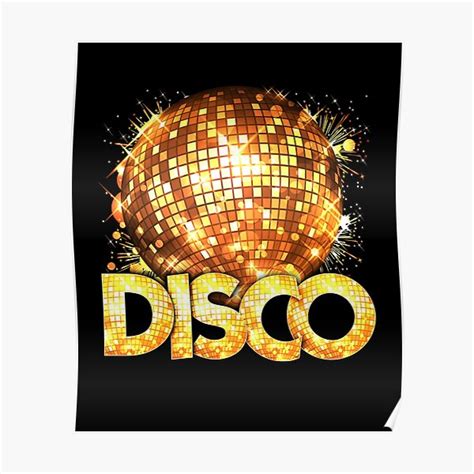 70s Disco Themed Seventies Costume Party Retro Poster For Sale By
