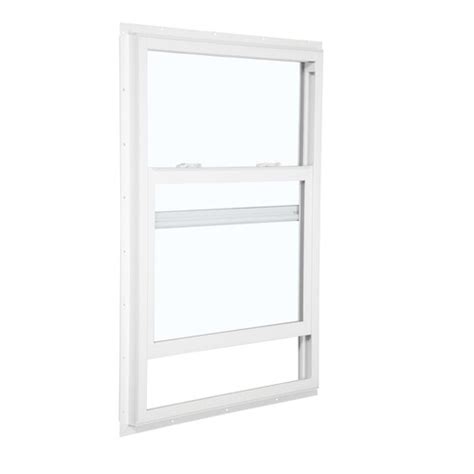 Reliabilt 105 Vinyl New Construction White Exterior Single Hung Window