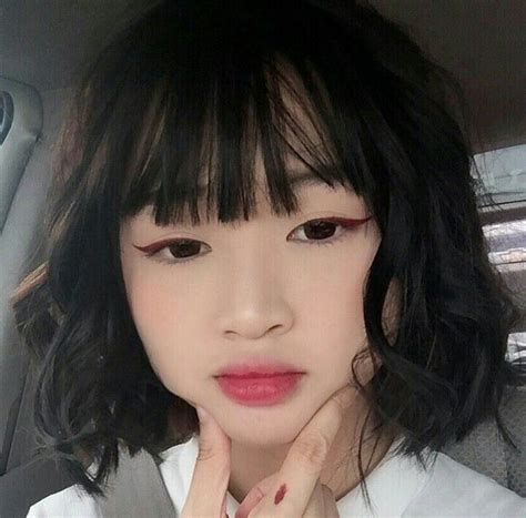 Korean Girl Icons Tumblrulzzang 안느 Ulzzang Girl Hair Makeup Asian Girl