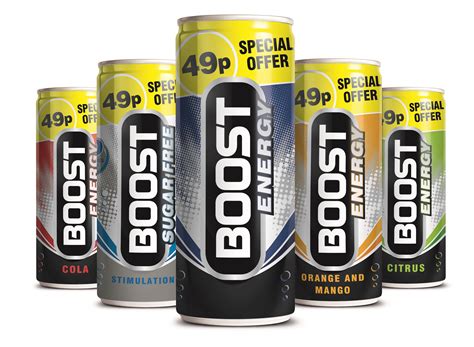 Boost Energy Unveils 250ml 49p Price Marked Can
