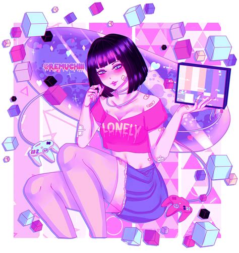 Gamer Girl By Remuchii On Deviantart