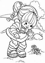 Coloring Rainbow Pages Brite Bright Beautiful Kids Flower Founf Printable Book Sheets Color Vintage Cartoon Adult Visit Print Getcolorings sketch template