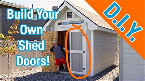 How To Build Shed Doors How To Build A Shed Ep 20 Youtube