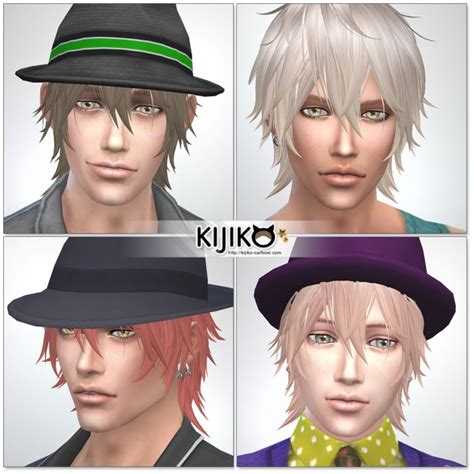 Sims 4 Hairs Kijiko Sims Night Fog Ts4 Edition Hairstyle