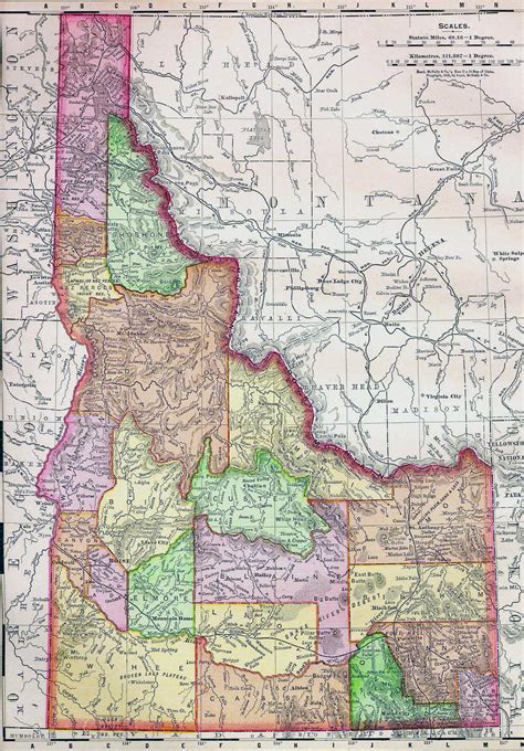 29 Political Map Of Idaho Maps Online For You