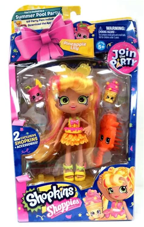 Shopkins Shoppies Join The Party Pineapple Lily Doll Figure Moose Toys