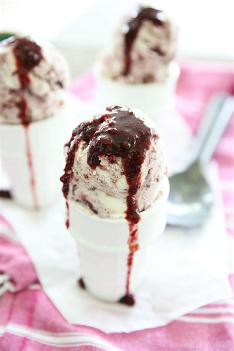 Plus, they offer a line of vegan scoops, as well, so everybody has a chance to indulge in their particular brand of frozen goodness. Quick and Easy Homemade Cherry Ice Cream | Our Best Bites