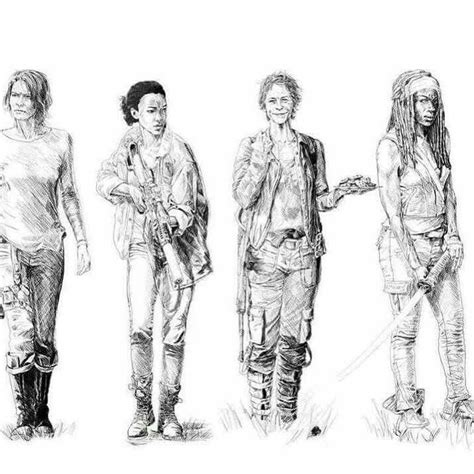 Walking Dead Fan Art Walking Dead Series Michonne Twd Stuff And