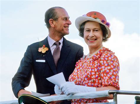 Queen elizabeth and prince philip visiting parliament in 2000. 1977: Smiling in the Sun from Queen Elizabeth II & Prince ...
