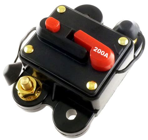 200 Amp 12 24 Volt High Current Car Circuit Breaker Ebay