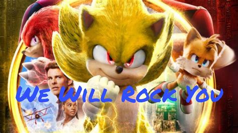 Sonic The Hedgehog Amv We Will Rock You Youtube