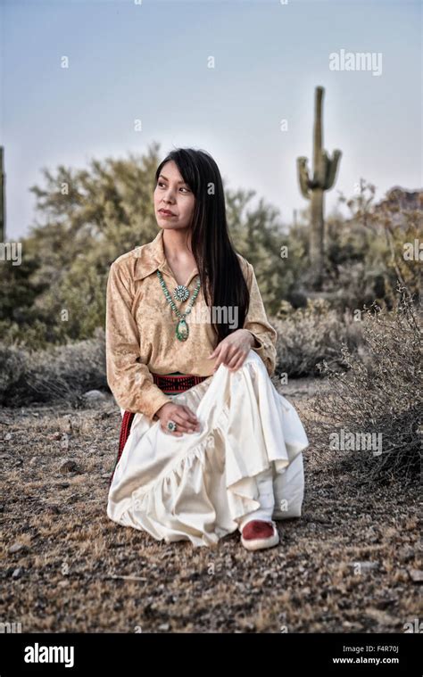 Navajo Women In Traditional Clothing