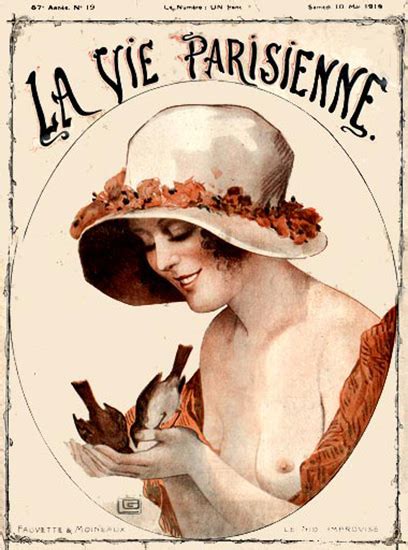 La Vie Parisienne 1919 Nude Paris France Mad Men Art Vintage Ad Art
