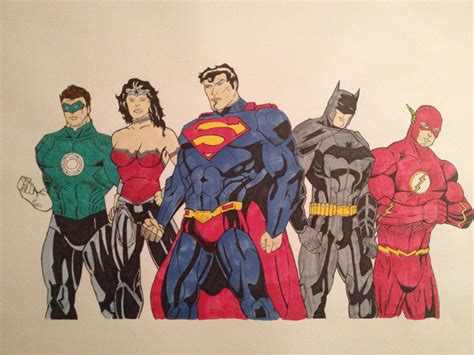 Justice League By Drawmega On Deviantart
