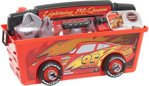 Disney Cars 3 Lightning Mcqueen Toolbox Tool Box And Play Tools Toy