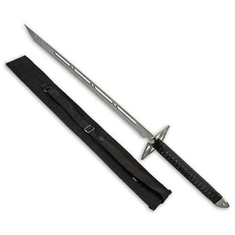 27 Inch Ninja Sword And Sheath Silver Knifewarehouse