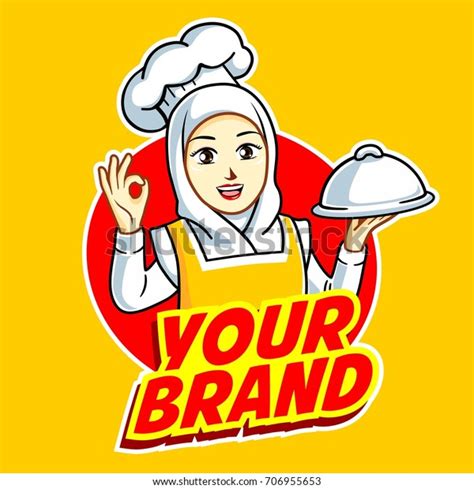 Woman Chef Woman Muslim Chef Chef Stock Vector Royalty Free 706955653
