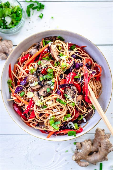 Perfect for a meatless monday meal or add a lowfat protein like cooked chicken. Quick & Easy Vegetable Lo Mein | Vegan Recipe | Two Spoons