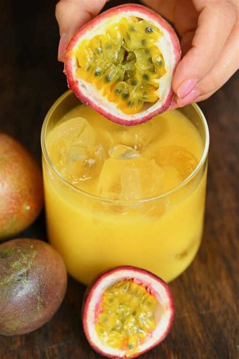 How To Make Passion Fruit Juice 2 Methods Alphafoodie