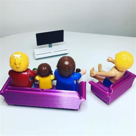 Fichier Stl Gratuit Salon Playmobil・modèle à Télécharger Et à Imprimer