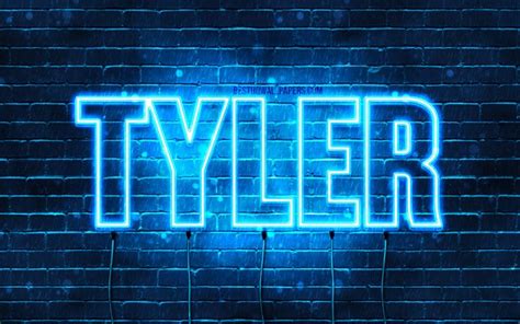 Download Wallpapers Tyler 4k Wallpapers With Names Horizontal Text