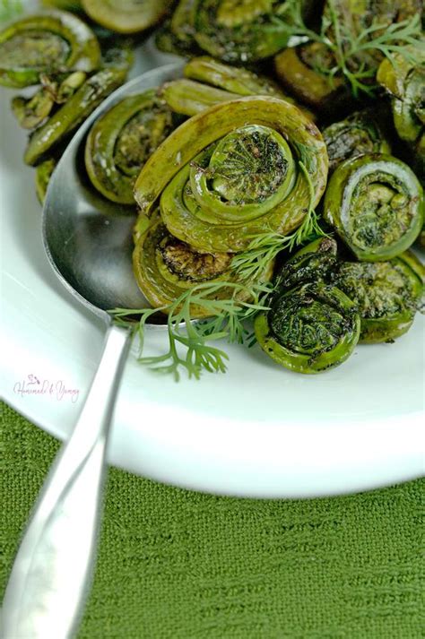 Foodista Recipes Cooking Tips And Food News Roasted Fiddlehead Ferns