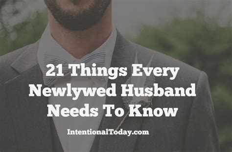 21 Tips For The Newlywed Husband To Strengthen Marriage