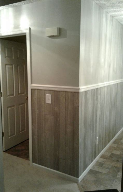If you have paneling in your home you can paint over it so long as you follow the proper procedures. Wood panel for half wall | Paneling makeover, Wall ...