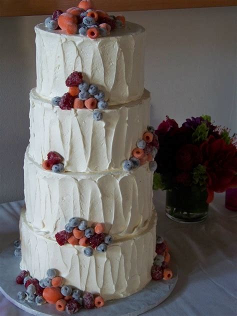 Homestyle With Sugared Fruits Wedding Cake Fruit Wedding Cake