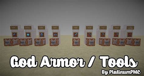 God Armor And Tools Commands Minecraft Blog