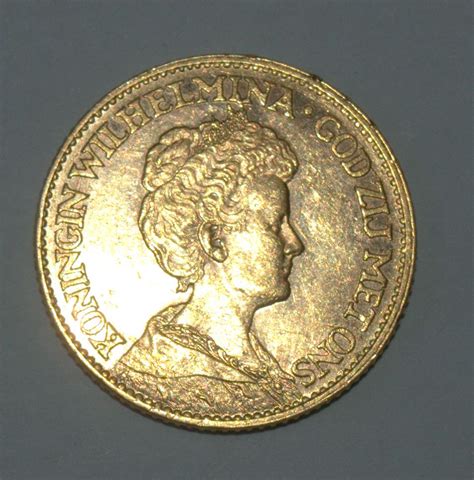 The Netherlands 1911 10 Gulden Gold Coin Km 149 Gold Coins Coins Gold