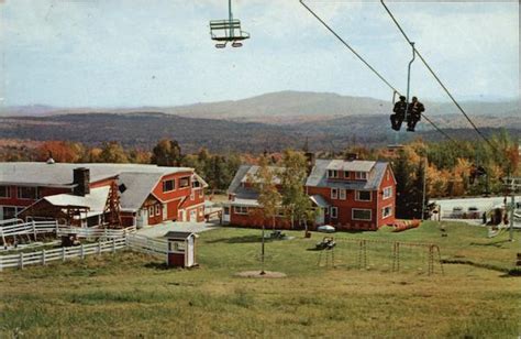 The Chairlift At Bromley Mountain Peru Vt