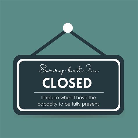 Closed Until Further Notice Wnw