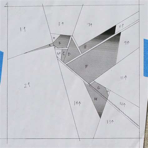 Paper Pieced Origami Hummingbird Pattern Paper Piecing Paper