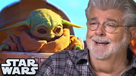 George Lucas Incontra Baby Yoda Sul Set Di The Mandalorian Foto