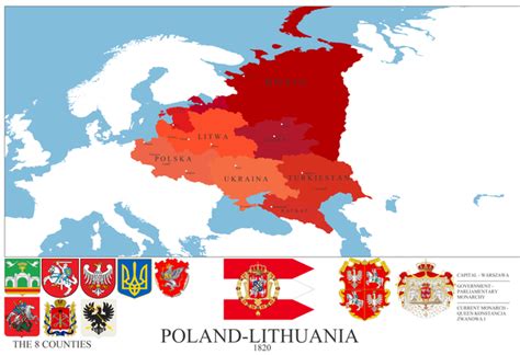 Polish Lithuanian Commonwealth 1820 Imaginarymaps Alternate