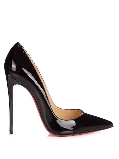Christian Louboutin So Kate 120mm Patent Leather Pumps In Black Lyst