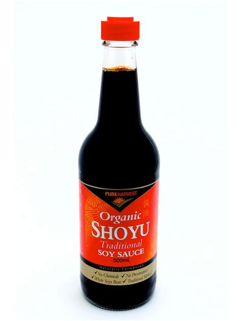 Pure Harvest Organic Shoyu 500ml Soy Sauce Pure Harvest