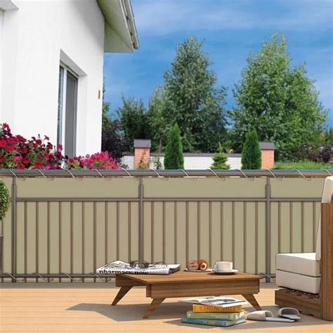 Wind und sichtschutz gelsenschutz gelanderbespannung. Balkon sichtschutz blumen