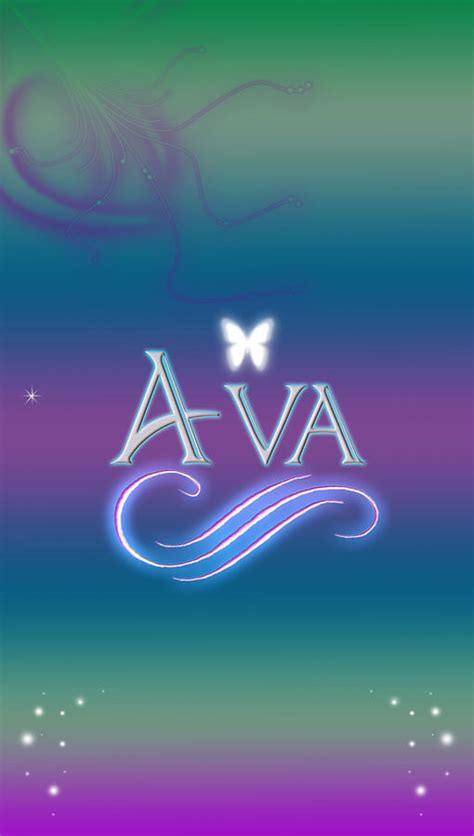 Ava Name Art Digital Art By Becca Buecher