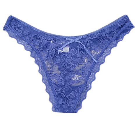 Buy 1pcs Sexy Women Lace Thongs G String Thong Panties