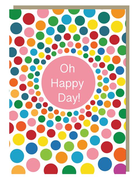 Oh Happy Day Circles — Pip And Pod Paper Designs