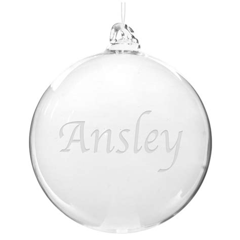 Personalized Crystal Holiday Ornament Etsy