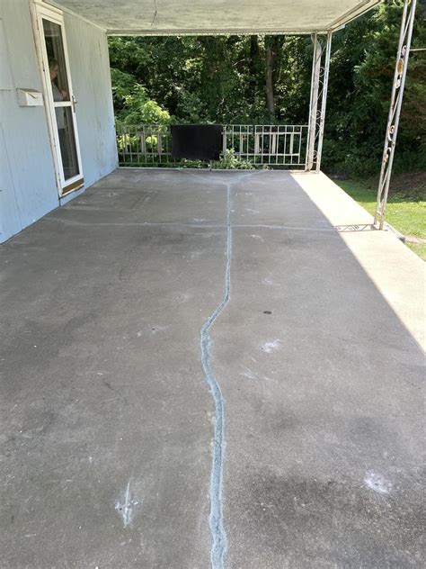 Concrete Repair Stabilizing And Sealing Concrete Porch In Providence