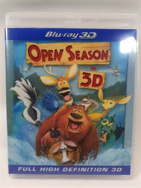 Open Season 3d Blu Ray Dvd Disc 2010 Pristine Sony Pictures