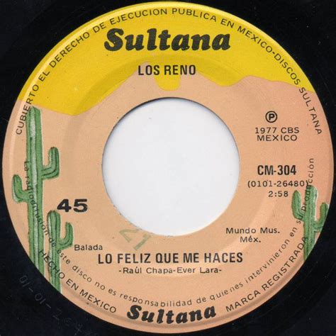 Los Reno Lo Feliz Que Me Haces 1977 Vinyl Discogs