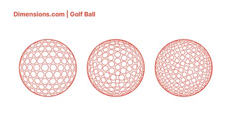 Golf Ball Dimensions Drawings Dimensions Com