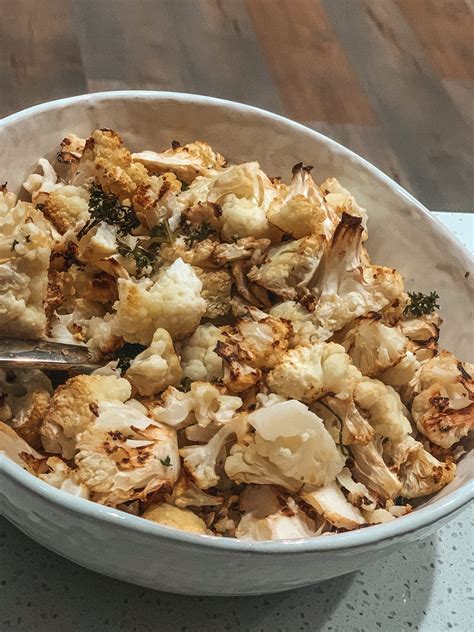 Oven Roasted Cauliflower Recipe The Navy Blonde