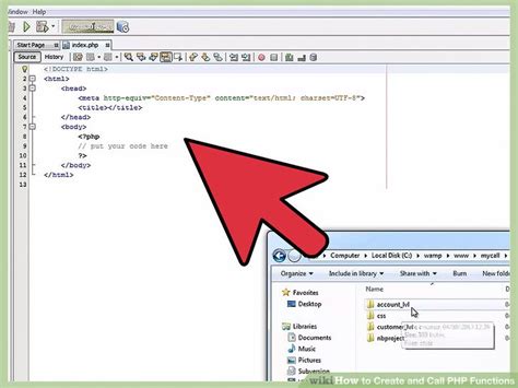 How To Create And Call Php Functions 13 Steps With Pictures